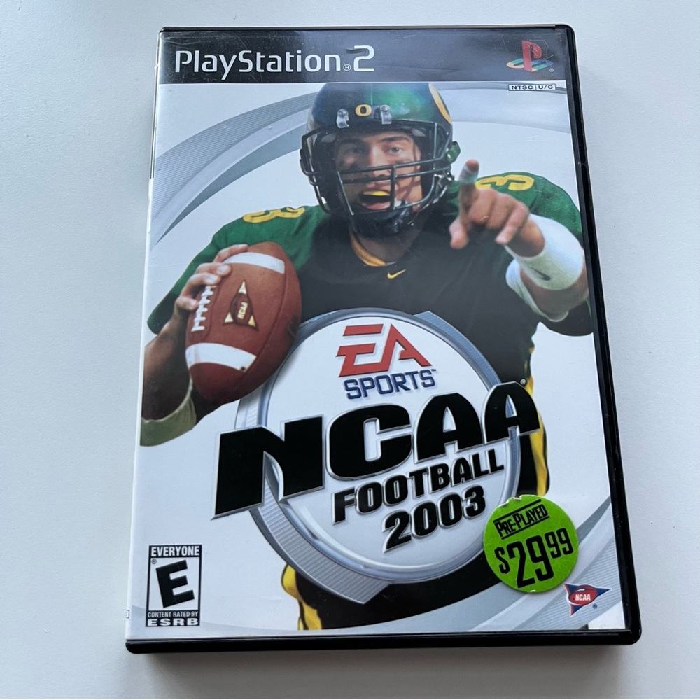 PlayStation 2 EA Sports NCAA Football 2003 game